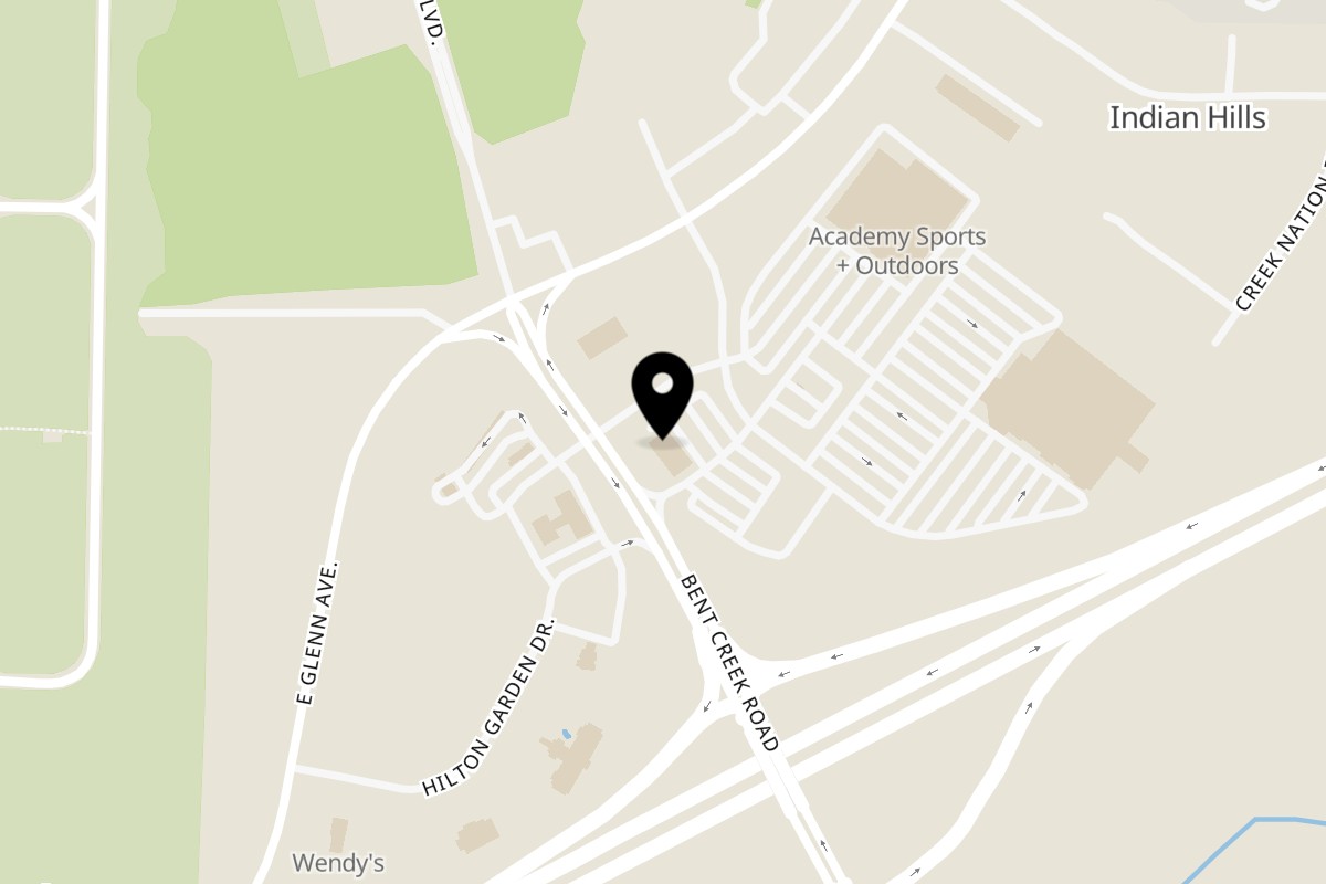 Map showing the location of Umami Auburn on 2319 Bent Creek Rd Ste 400 in Auburn